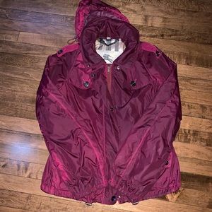 Burberry Cranberry Windbreaker EUC